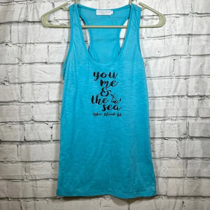 Tybee Island GA racerback tank top S